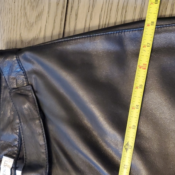 Leather Boot Cut Pants - Picture 9 of 10